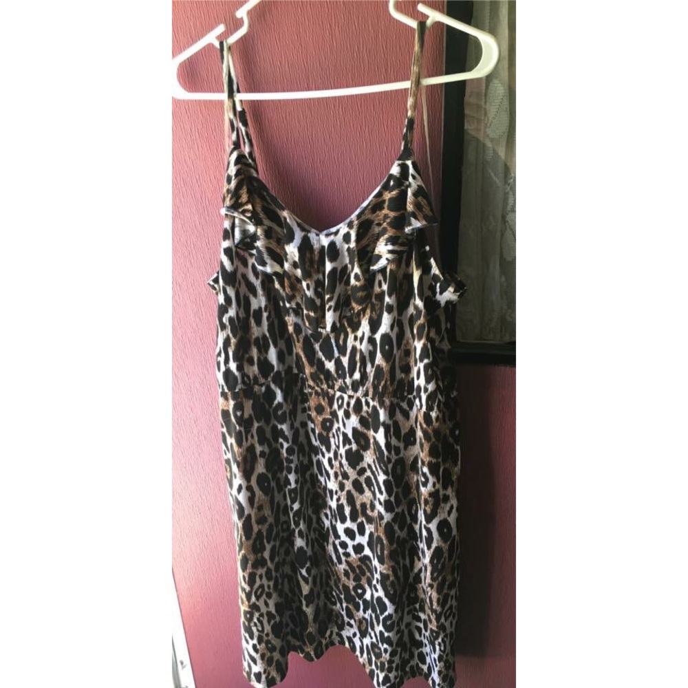 Cheetah Print Plus Size Dress